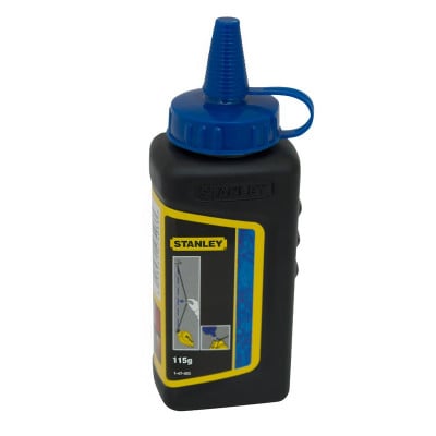 POUDRE A TRACER BLEU BIBERON 225G STANLEY 1-47-803