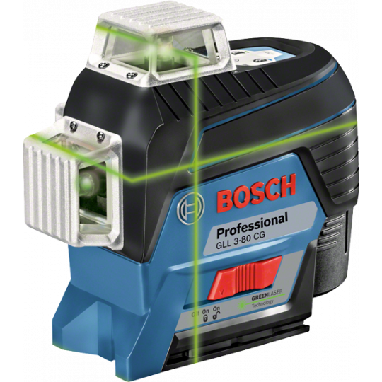 GLL 3-80 CG | Laser vert Bosch pro multifonctions GLL 3-80 CG + support ...