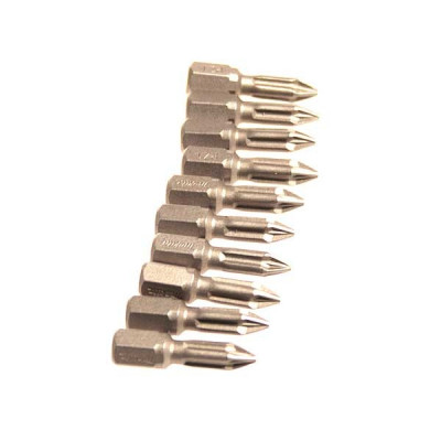 Makita P-06096 Embouts courts 25 mm POZIDRIV (Pz) Hexa 1/4''