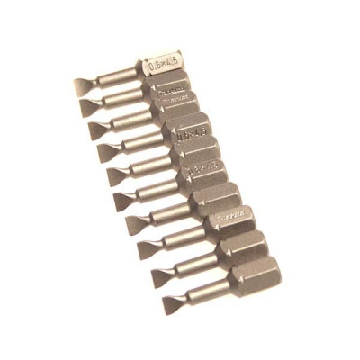 Makita P-06242 Embouts courts 25 mm Plats Hexa 1/4''