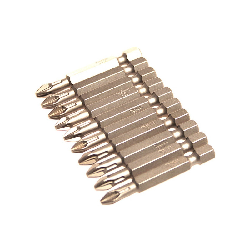 Makita P-06127 Embouts longs 50 mm POZIDRIV (Pz) Hexa 1/4''