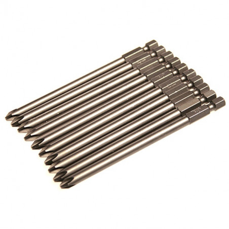 Embouts De Tournevis,5Pcs 65 Mm S2 Acier Magnétique Tête Cruciforme PH2 Adaptateur De Vissage