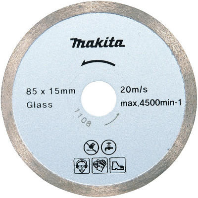 Makita B-21098 Disque diamant à jante continue, carrelage et verre, à eau pour scie diamant