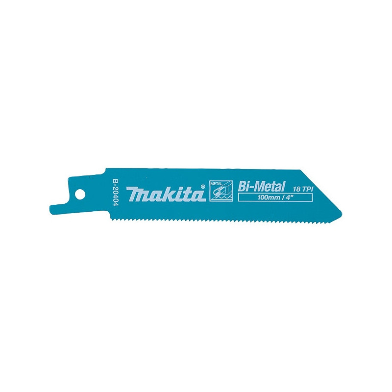 Makita B-20404 Lames Bi-Métal flexibles pour tôles minces (0,7 à 3 mm)