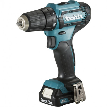 Makita DF333DWAE Perceuse visseuse 12 V CXT Li-Ion 2 Ah BL1021B Ø 10 mm