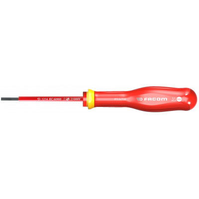Tournevis Protwist plat 3.5x100 isolé 1000V Facom | AT3.5X75VE