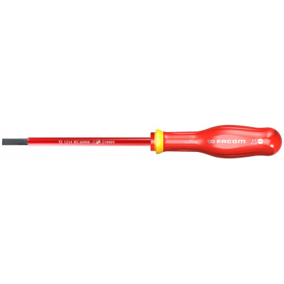 Tournevis Protwist plat 5.5x200 isolé 1000V Facom | AT5.5X200VE