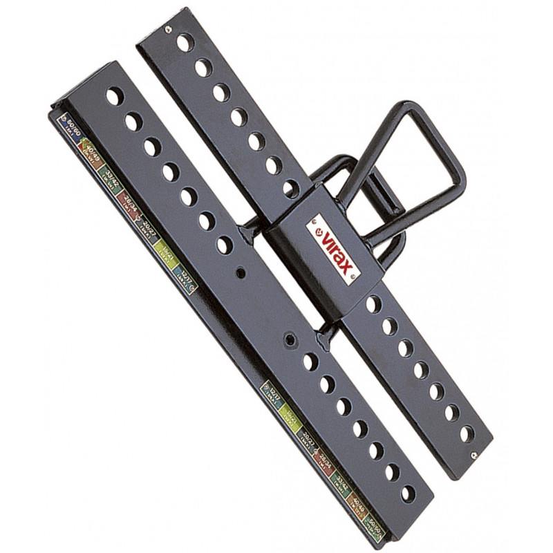 2 flasques coul serrur 12-50mm p/verin 2 Virax | 240226