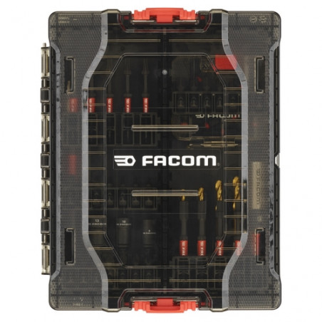Coffret 50 pièces d'embouts impact et accessoires 1/4" Facom | EN.1J50PB