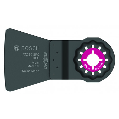 Spatule en acier et carbone Starlock ATZ 52 SFC, souple, divers matériaux - qté 10 Bosch Professional | 2608664488