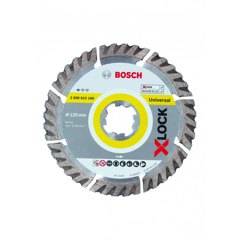 Disques à tronçonner diamantés X-LOCK UNIVERSAL 115x22,23  Bosch Professional | 2608615165