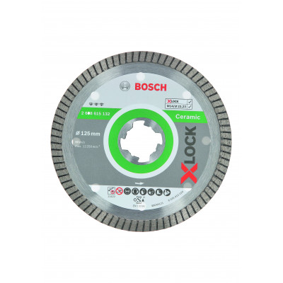 Disques à tronçonner diamantés X-LOCK 115x22,2 BEST GRES  Bosch Professional | 2608615131
