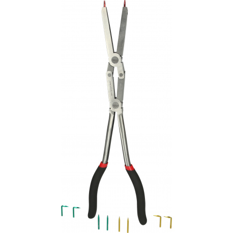Pince à circlips intérieurs à double articulation avec pointes interchangeables, L. 345mm KS Tools | 500.7015