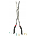 Pince à circlips intérieurs à double articulation avec pointes interchangeables, L. 345mm KS Tools | 500.7015