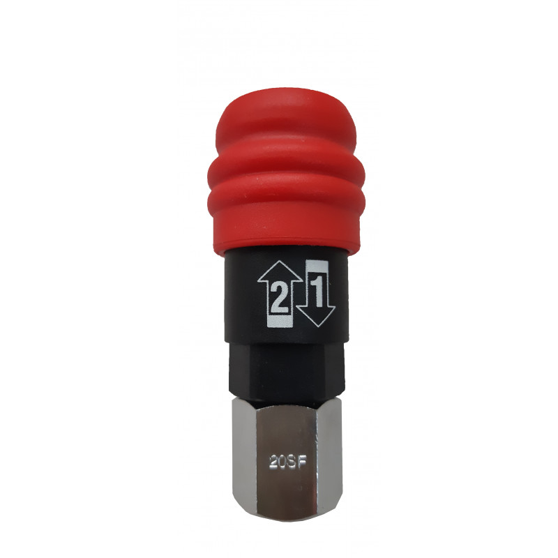 Coupleur rapide fileté femelle 1/2'' - L.44mm KS Tools | 515.4455
