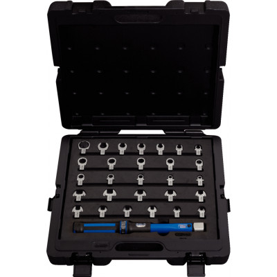 Jeu de clés dynamométriques à emmancher 14x18 mm , 3/8'' - 9x12 mm - 29 pcs KS Tools | 516.1720ETAL