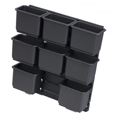 Lot d'inserts pour boite de transport SCM, 9 pièces KS Tools | 850.0376