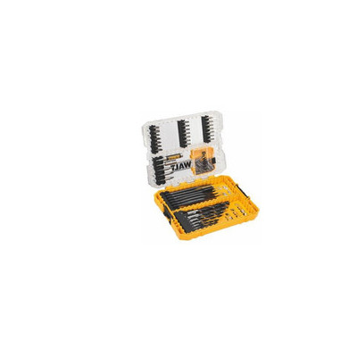 Coffret perçage et vissage bois 58 pièces dewalt dt9282