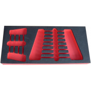 Facom PM.MOD467J12 Plateau Mousse Modulaire Rouge Pour Outillage