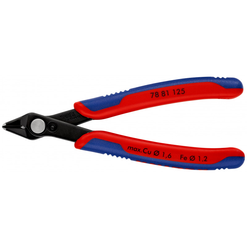 KNIPEX 78 06 125 Electronic Super Knips® VDE isolées par gaines bi KNIPEX 78 06 125 Electronic Super Knips® VDE isolées par gaines bi