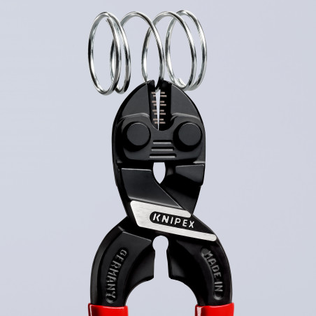 Coupe-boulons CoBolt® S compact gainées en plastique noire atramentisée 160 mm KNIPEX | 71 01 160