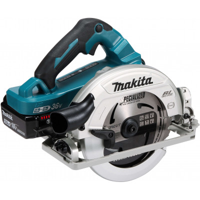 Scie circulaire 36 V : 2 x 18 V Li-Ion  BL1850B Ø 190 mm Makita | DHS782PT2J