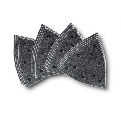 Set de feuilles abrasives perforées zircon 130mm - 4x Grain 60, 80, 120, 180 - Pack de 16 Fein | 35222952100