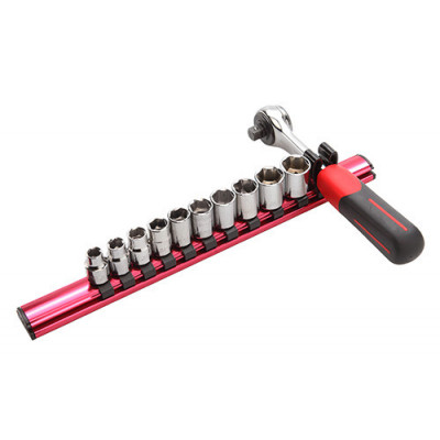 Rack de 11 douilles et acces. 1/4 SAM | 73-RJ11RZ