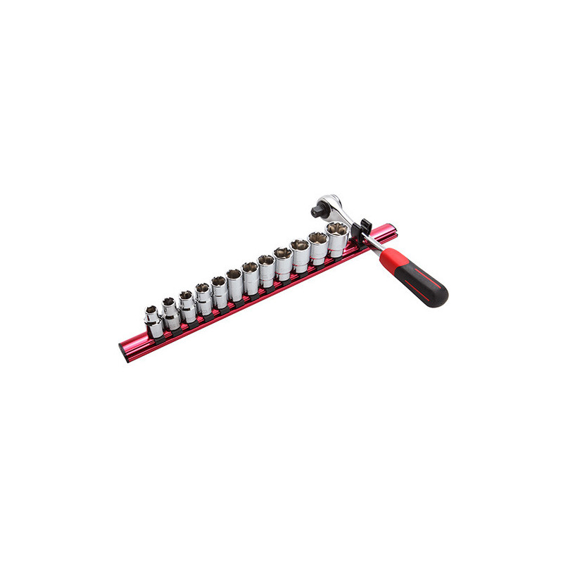 Rack de 13 douilles et acces. 1/2 SAM | 75-SH13NZ