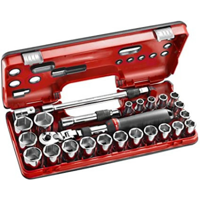 Coffret cliquet extensible verrouillage 1/2 25 PCS - Facom | SXL.DBOX3PB