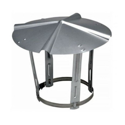 Chapeau de couverture simple paroi alumine diamètre 153mm Sovelor | AC123