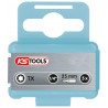 Boite de 5 embouts de vissage INOX TORX 1/4" - L.25mm, T30 KSTools | 910.2330