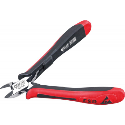 Pince ESD coupante diagonale tête ronde becs biseautés, 125 mm KSTools | 500.7090