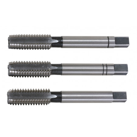 Jeu de 3 tarauds à main HSS, M2,5 x 0,45 KSTools | 331.0025