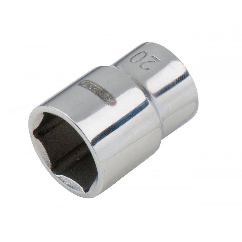 Douille INOX 6 pans 1/2", 18mm KSTools | 964.1218