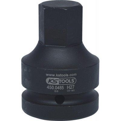 Douille tournevis à chocs 6 pans 1'', 27 mm KSTools | 450.0485
