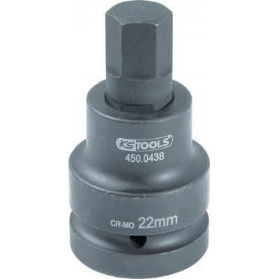 Douille tournevis à chocs 6 pans 1'', 36 mm KSTools | 450.0488