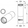 Douille ULTIMATE® 1/4'' 12 pans longue, 3/16'' KSTools | 917.1565