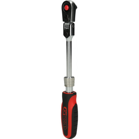 Cliquet téléscopique réversible 1/4'' à tête articulée, 72 dents KSTools | 914.1420