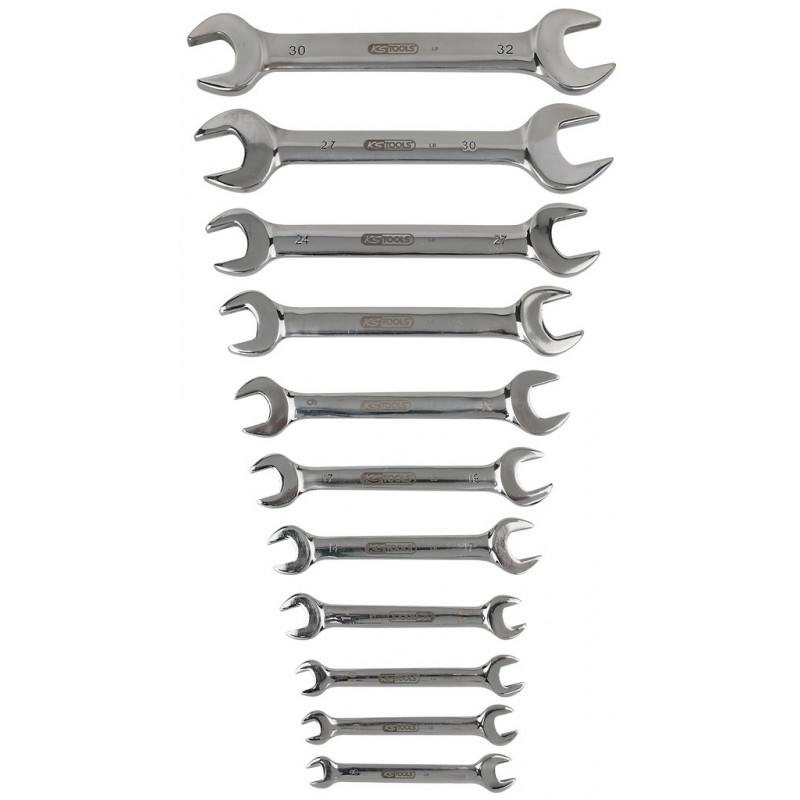 Jeu de 11 clés à fourches INOX KSTools | 964.2245