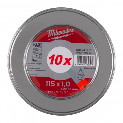 COFFRET DE 10 DISQUES A TRONCONNER PRO+ 115X1 MM Milwaukee | 4932478997
