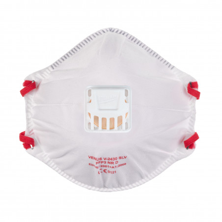 MASQUES JETABLES FFP3 AVEC VALVE - 10 PCS Milwaukee | 4932471906