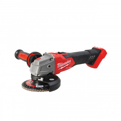 M18 FSAG125XB-0X Meuleuse 125mm FUEL, Interrupteur coulissant, Frein de disque solo, HD Box Milwaukee | 4933478429