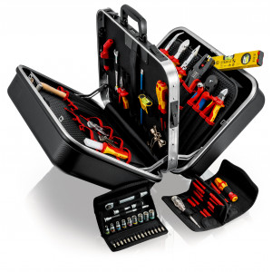 Valise à outils "BIG Twin" Électro - 63 outils - Dimensions : 490 x 255 x 410mm - KNIPEX | 00 21 42