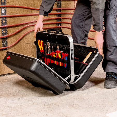 Valise à outils "BIG Twin" Électro - 63 outils - Dimensions : 490 x 255 x 410mm - KNIPEX | 00 21 42