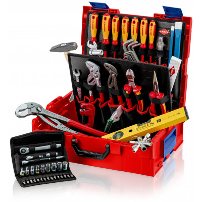 Valise L-BOXX® "Sanitaire" composée de 52 pièces Dimensions 445x358x152mm - KNIPEX | 00 21 19 LB S