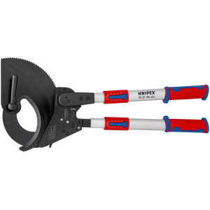 Coupe-câbles à cliquet 680mm - Cu/Al Ø100mm/960mm² - Bras télescopiques - KNIPEX | 95 32 100