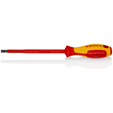 Tournevis plat - 6,5mm - Isolé 1000V - Longueur lame 150mm - KNIPEX | 98 20 65