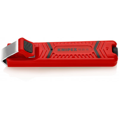 Outil à dégainer câbles ronds de Ø4 à 16mm - 130mm - Boitier ABS - Sur carte - KNIPEX | 16 20 16 SB