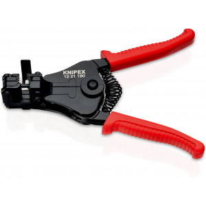 Pince à dénuder 2 couteaux de forme 0,5-0,75/1/1,5/2,5/4/6mm² - 180mm - KNIPEX | 12 21 180